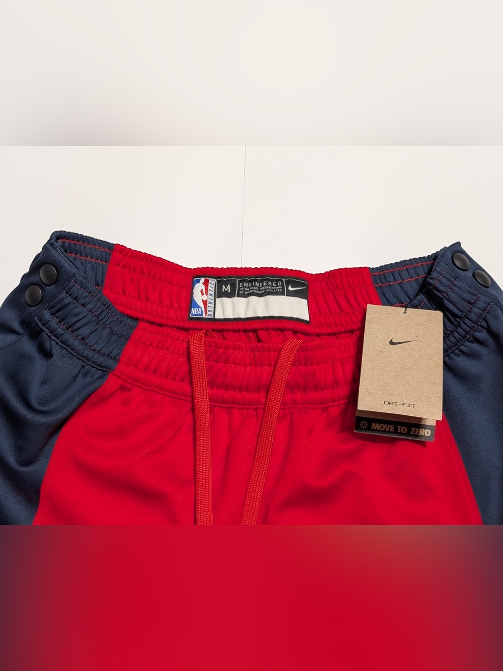 Nike NBA Engineered Washington Wizards Basketball Warm Up Button Down Pants - Picture 3 of 13